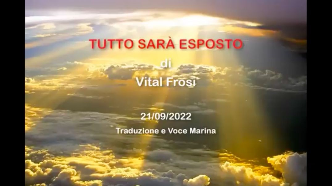 ⁣⁣TUTTO SARÀ ESPOSTO, di Vital Frosi