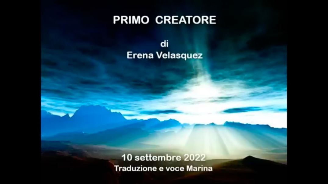 ⁣PRIMO CREATORE, di Erena Velasquez