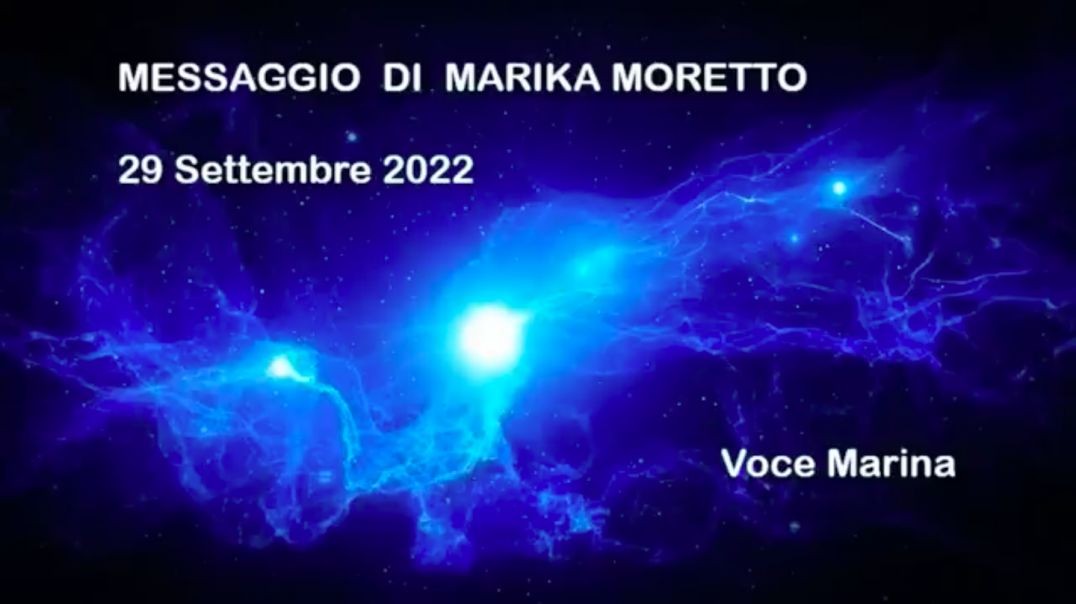 ⁣MESSAGGIO di MARIKA MORETTO