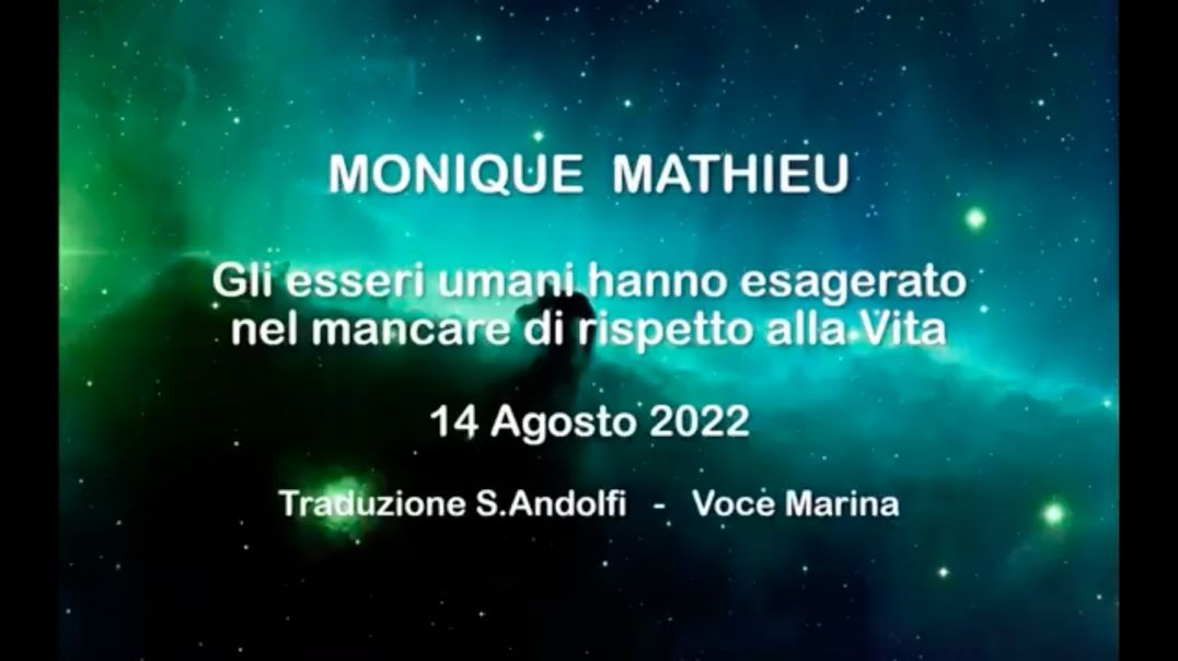 ⁣⁣Gli esseri umani hanno esagerato.., di Monique Mathieu