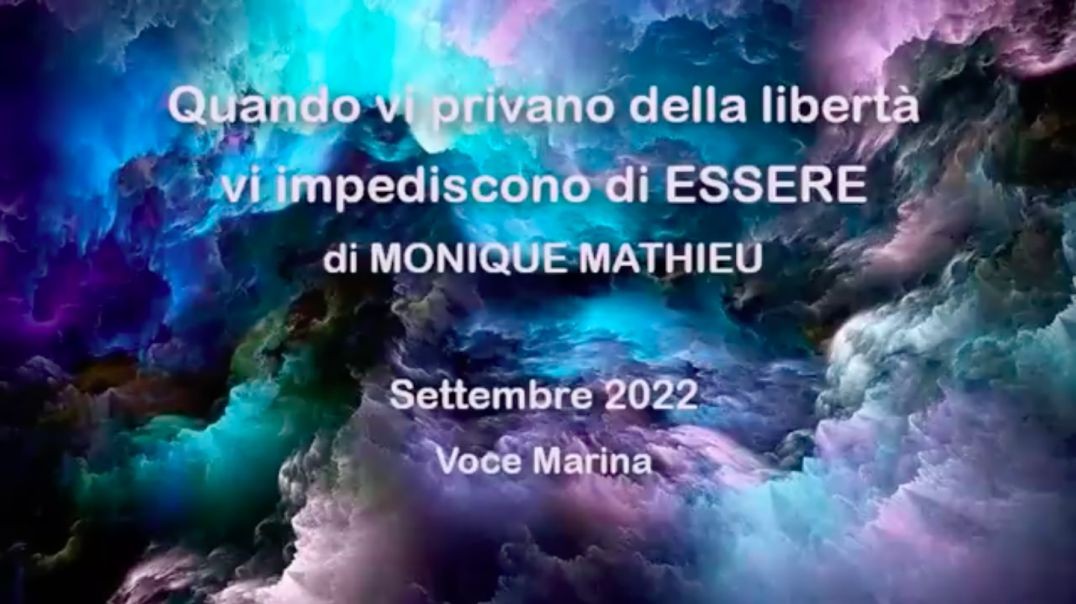 ⁣⁣Quando vi privano della libertà....., di Monique Mathieu