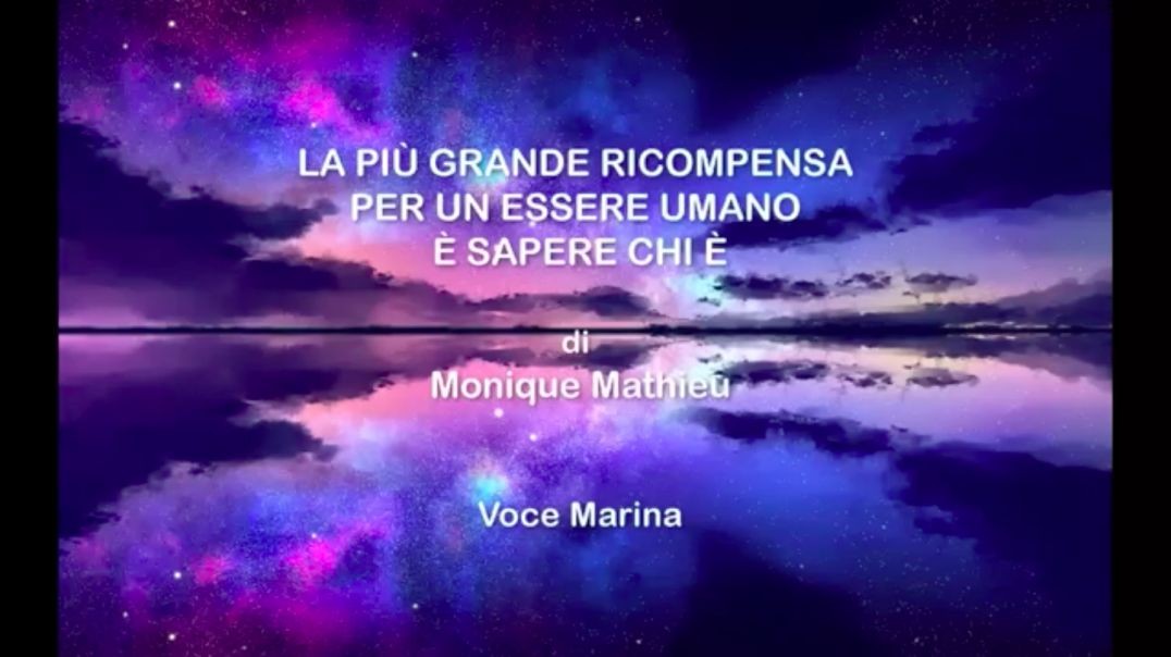 ⁣La più grande ricompensa per un essere umano è sapere chi è, di Monique Mathieu