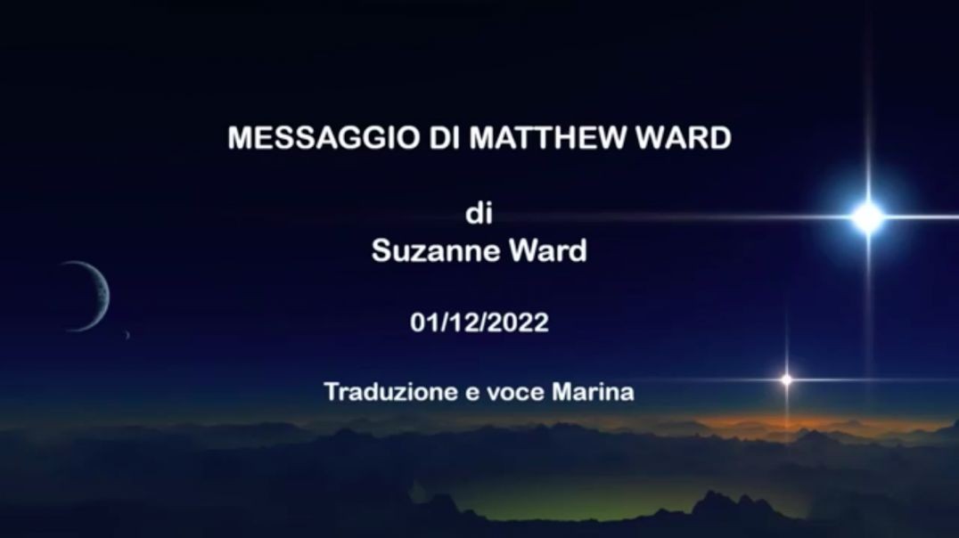 ⁣Messaggio di Matthew Ward, di Suzanne Ward