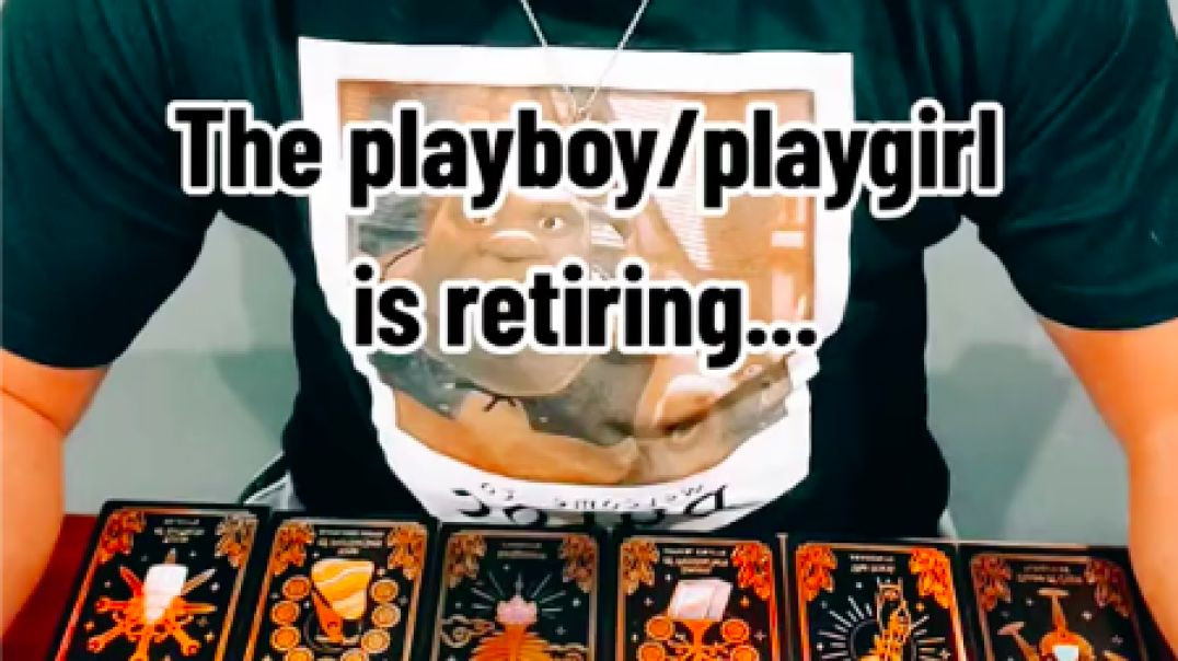 The playboy _ playgirl is retiring⁣⁣:  A Collective Card Reading