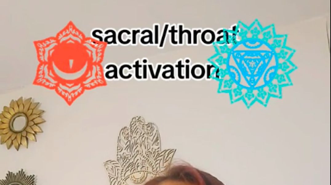 ⁣Sacral - Throat Activation