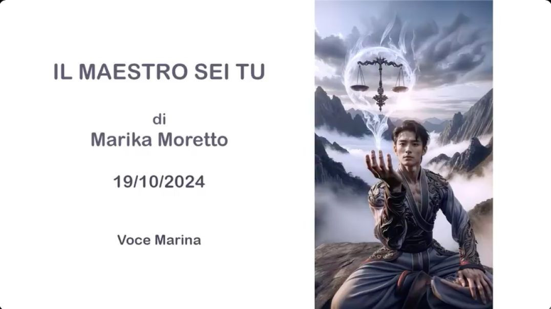 IL MAESTRO SEI TU: Di Marika Moretto