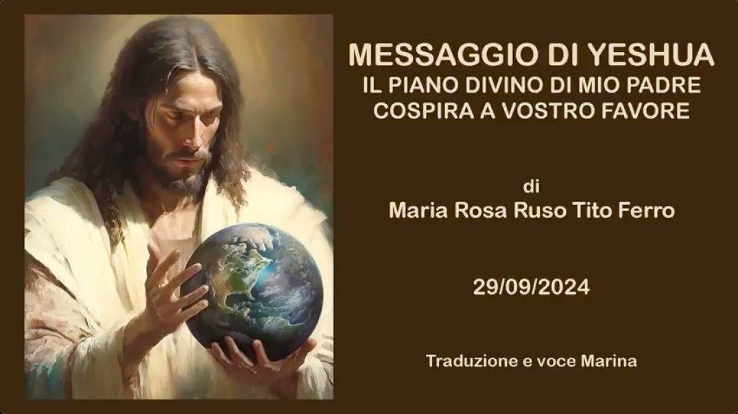 Messaggio Di YESHUA: Di Maria Rosa Ruso -Tito Ferro