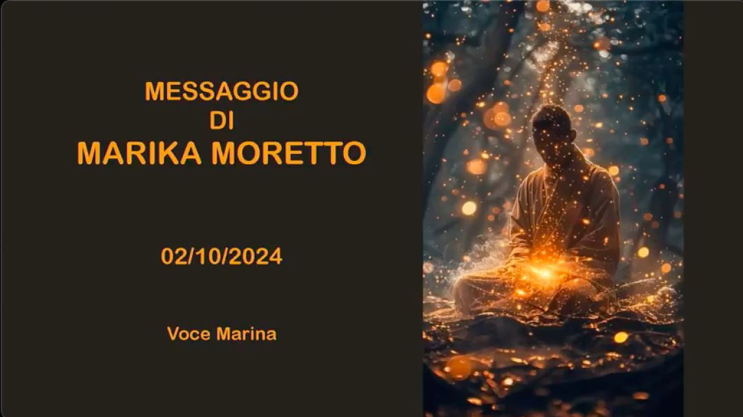 ⁣Messaggio di MARIKA MORETTO