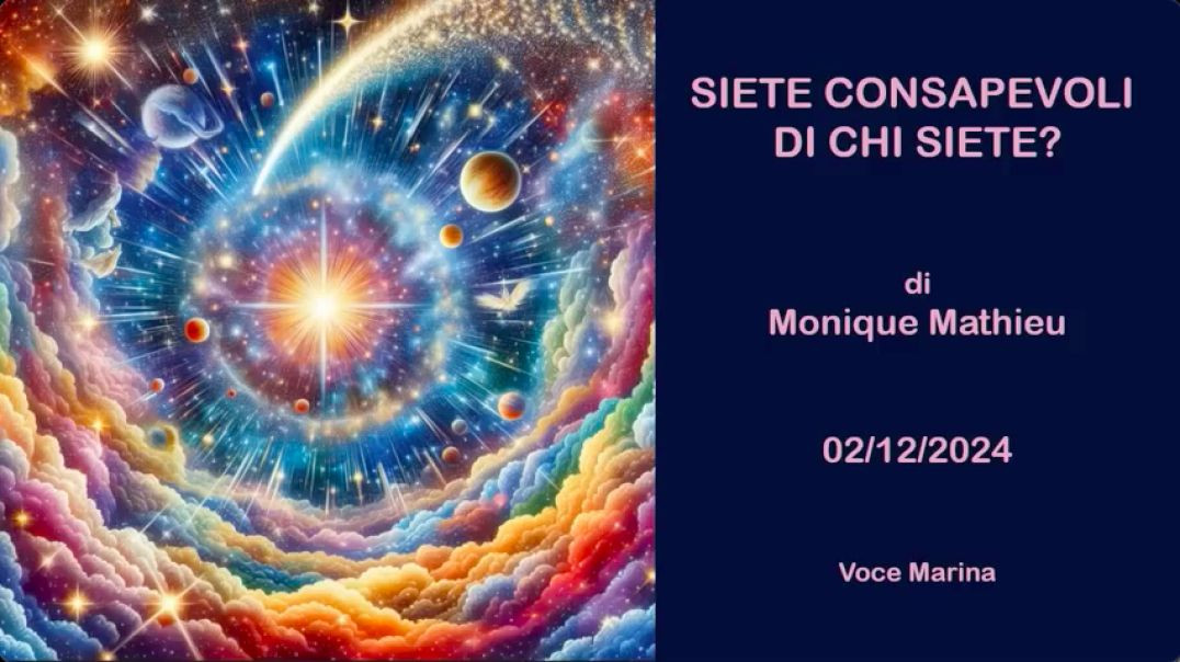 ⁣Siete consapevoli di chi siete: Di Monique Mathieu