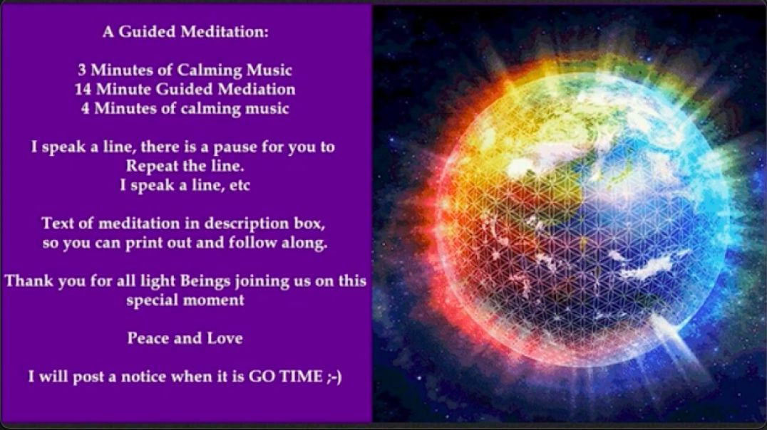 ⁣Guided Meditation for Global Peace