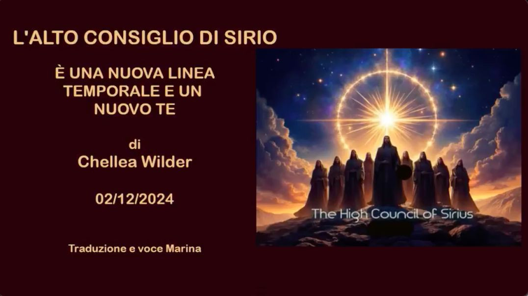 ⁣L'Alto Consiglio di Sirio È una Nuova Linea Temporale e un Nuovo Te: Di Chellea Wilder